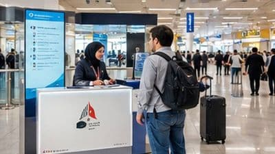 مكتب إرشاد للقادمين في صالة مطار