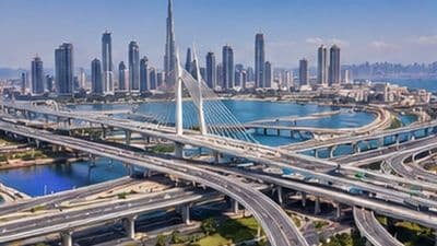 جسور وطرق في دبي