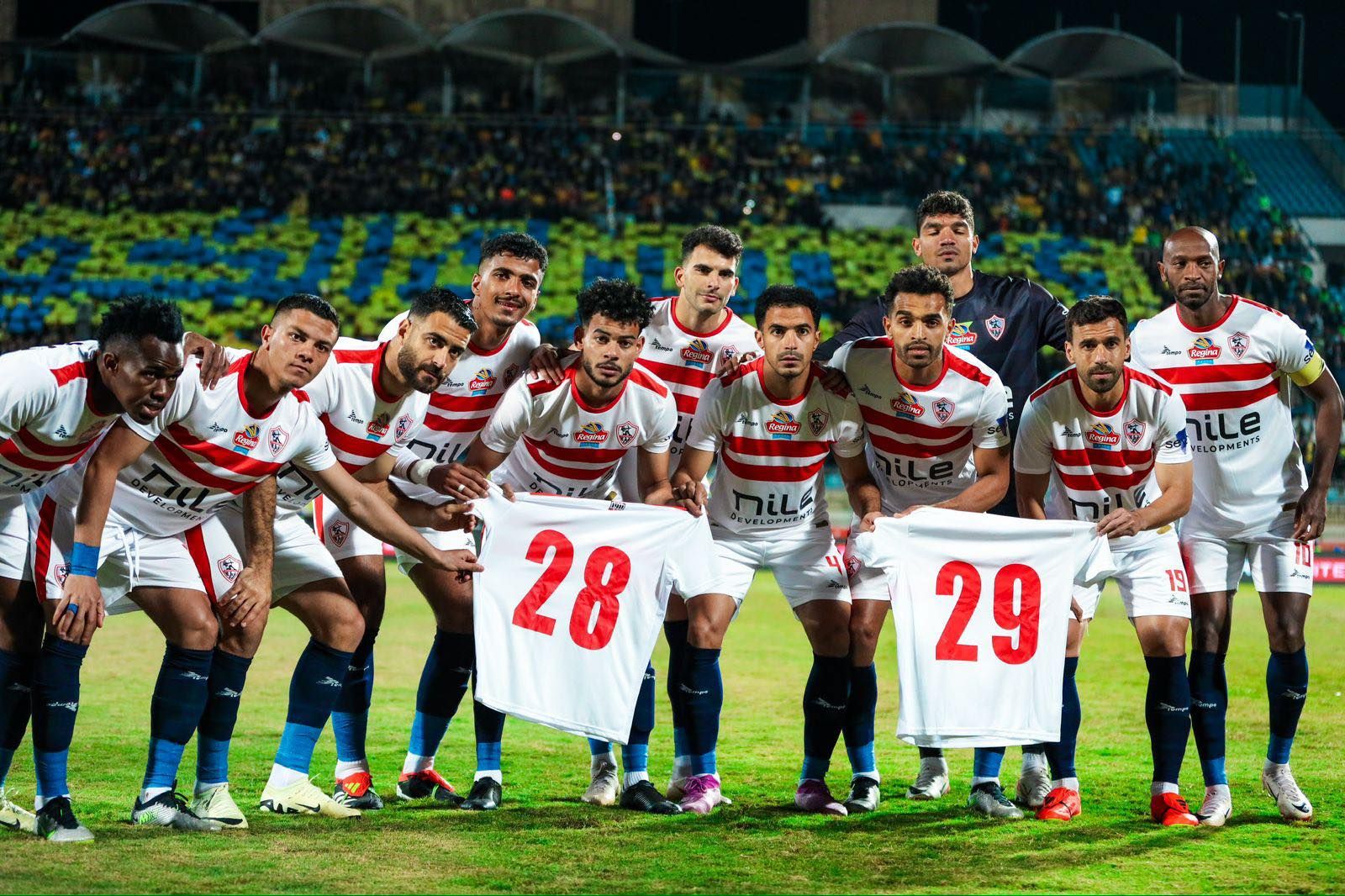 طاقم حكام مباراه الزمالك والمصري البورسعيدى