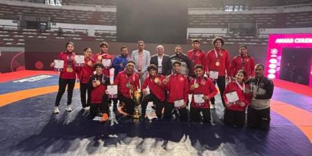 منتخب المصارعة الرومانية يحصد بطولة أفريقيا تحت 20 عاما