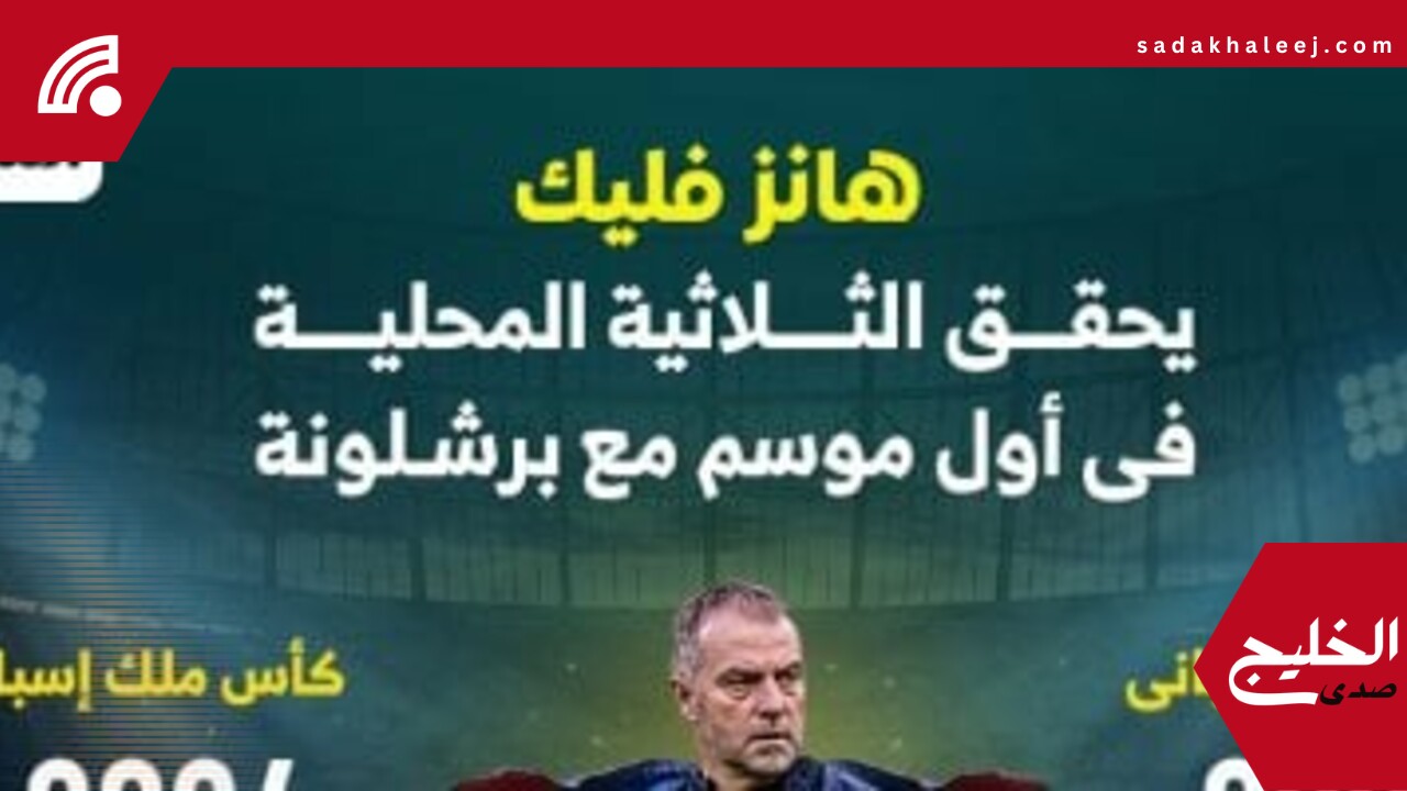 إنجازات فليك مع برشلونة فى موسمه الأول بعد التتويج بالثلاثية.. إنفوجراف – صدى الخليج