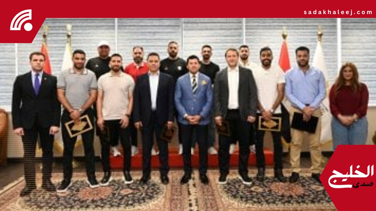 وزير الرياضة يستقبل بعثة الرياضيين العائدين من ليبيا بمقر الوزارة – صدى الخليج