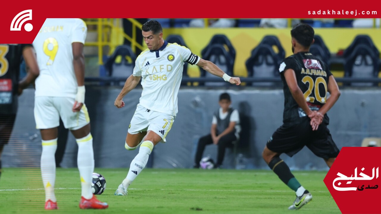 النصر يفوز على الخليج بثنائية ويقترب من دوري أبطال آسيا 2