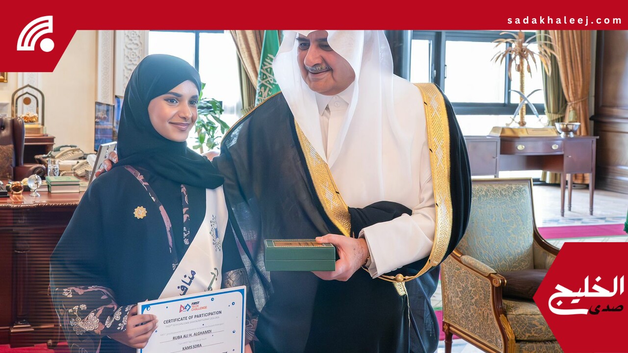 فهد بن سلطان يستقبل طلاب وطالبات مدارس الملك عبدالعزيز الفائزين في تحدي فيرست للروبوتات