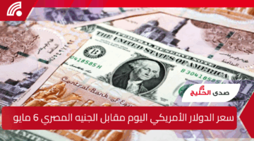 “الأخضر بكام النهاردة”.. سعر الدولار الأمريكي مقابل الجنيه المصري اليوم 6 مايو 2025