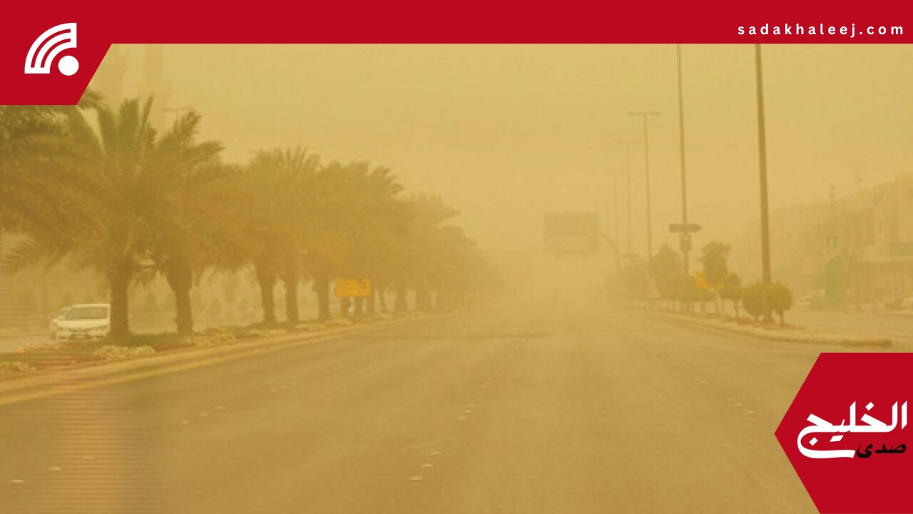 رياح نشطة وأتربة مثارة على منطقة تبوك حتى الـ7 مساءً