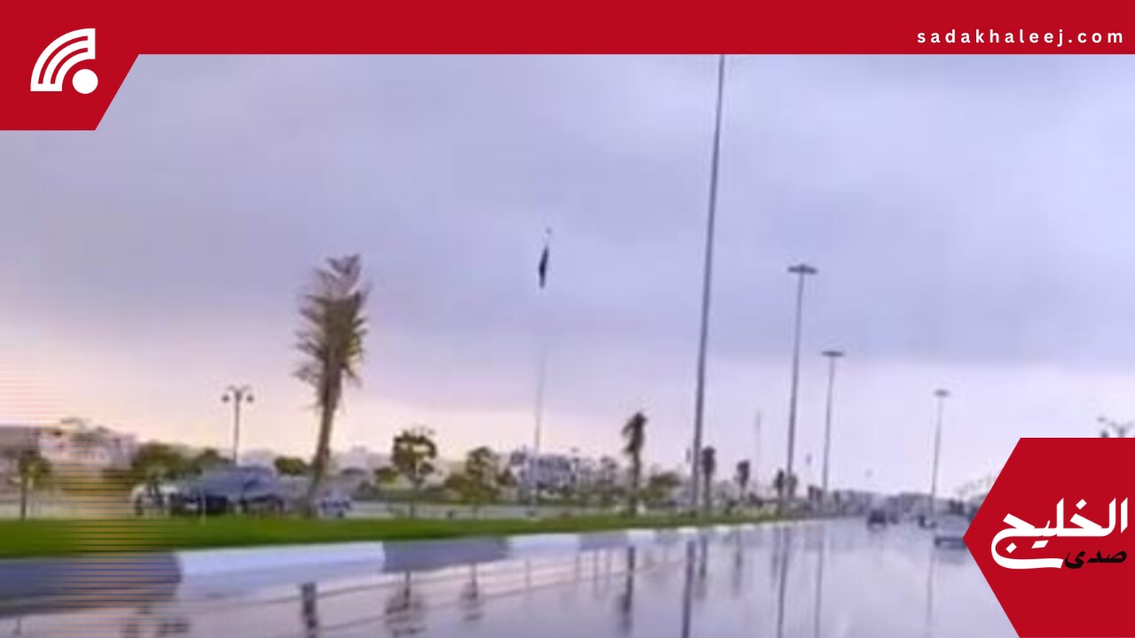 أمطار متوسطة ورياح شديدة على منطقة جازان
